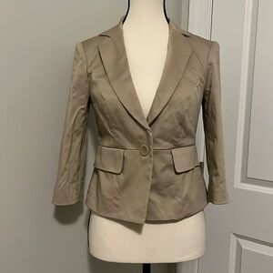 The Limited One Button Tan Blazer